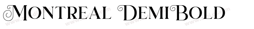 Montreal DemiBold字体转换